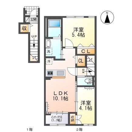 Saint Field (セントフィールド)の間取り