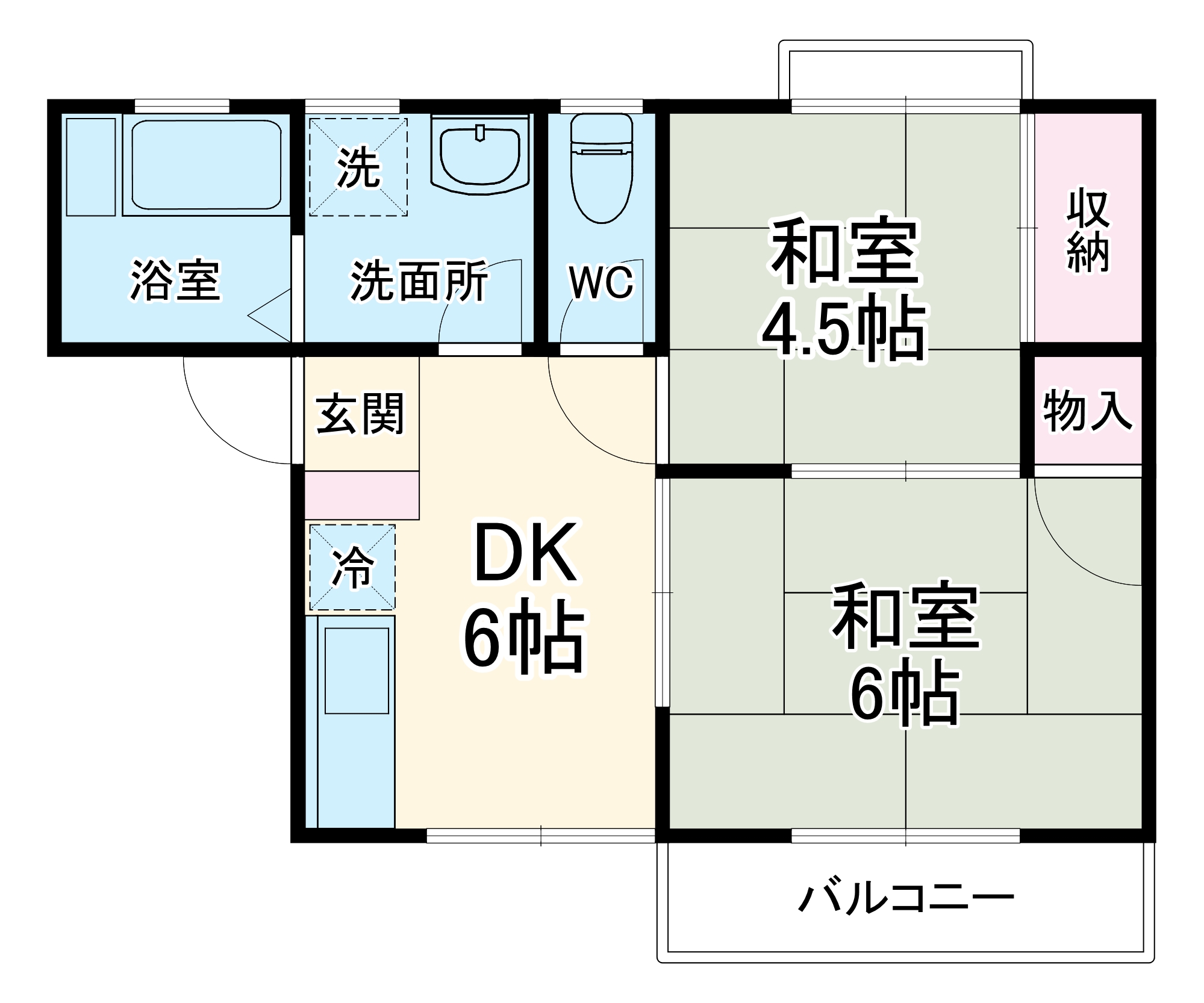 大町アーバンハイツの間取り