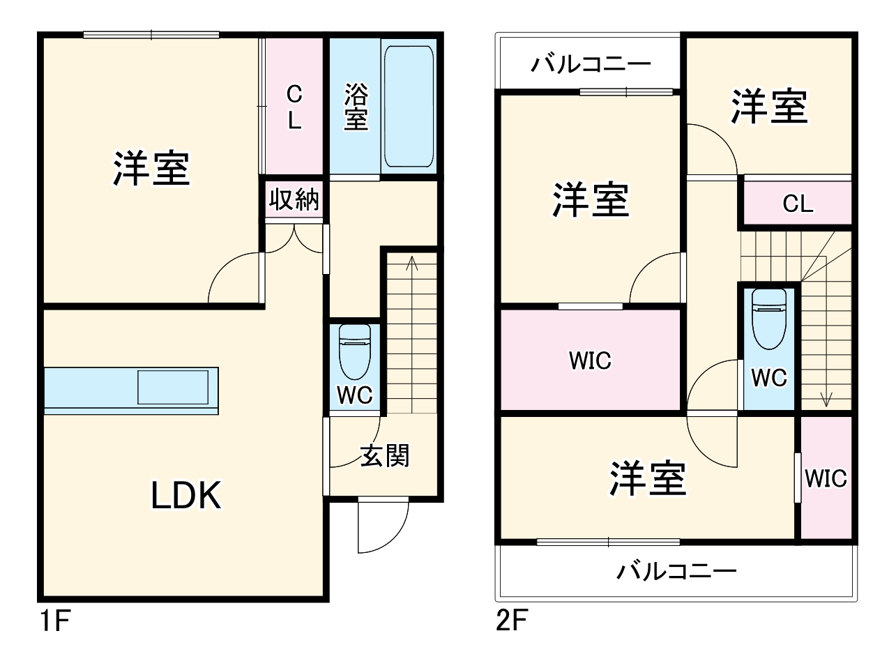 毛受コダテックスの間取り