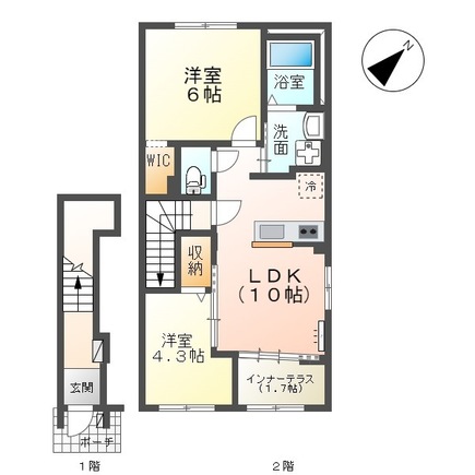 シティルミナスⅧの間取り