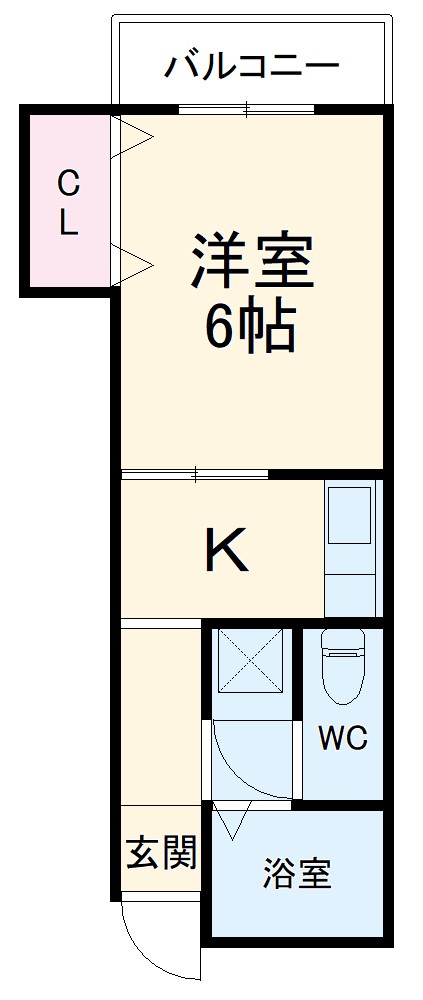 フリーディオ中桜塚の間取り