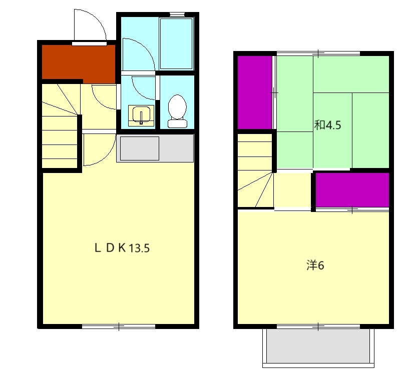 メゾン稲木の間取り