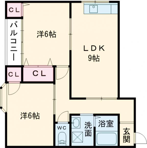ダイヤモンドシティの間取り