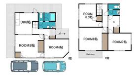 厚木市妻田北戸建の間取り