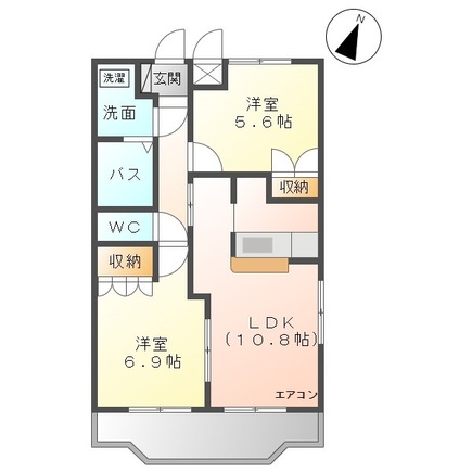 グローリアの間取り