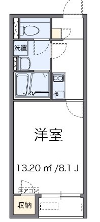 レオネクストヴィラージュ碧水Ⅱの間取り