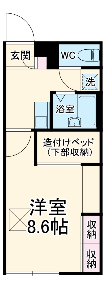レオパレスヒルサイドテラスの間取り