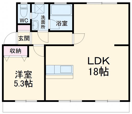 三田橋ポケットの間取り