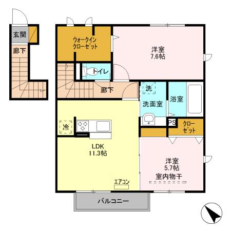 アーバンヒルズⅡの間取り