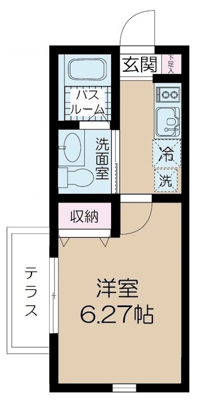 NSGATE五反野twoの間取り