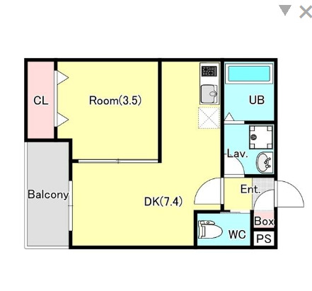 ジーメゾン狭山中央の間取り
