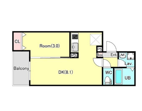 ジーメゾン狭山中央の間取り