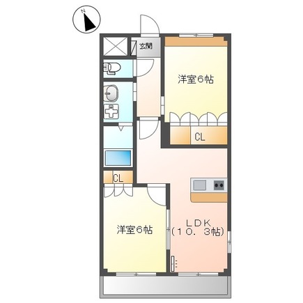 ハーモニーランドの間取り