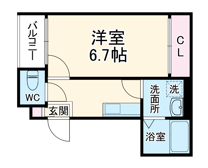 プルミエール角割町の間取り