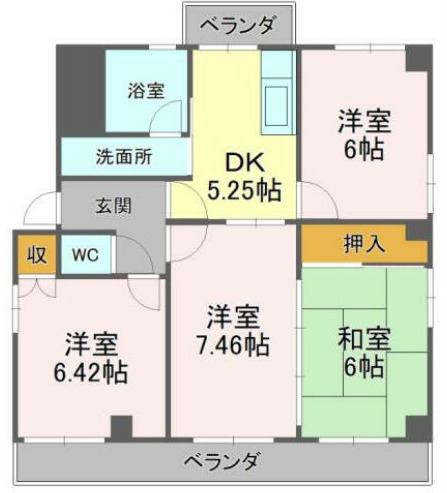 ビオレビルの間取り