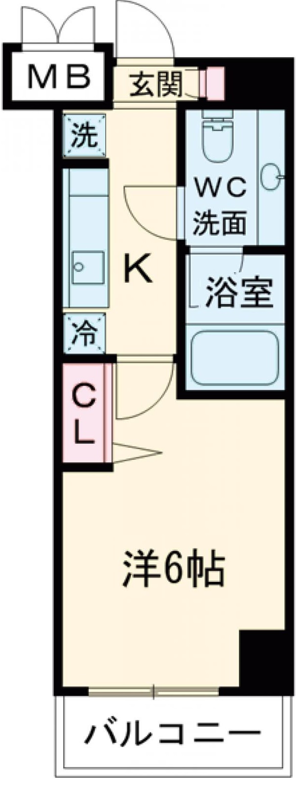 ドルチェパルコ東京府中の間取り