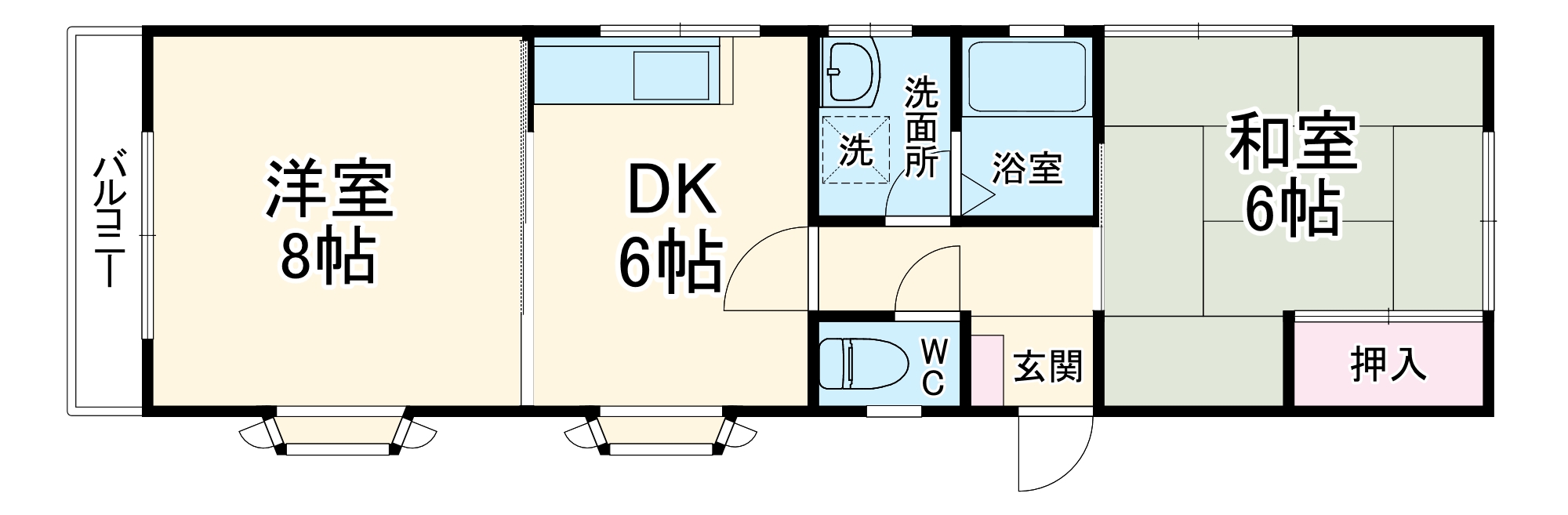 リトルポットの間取り