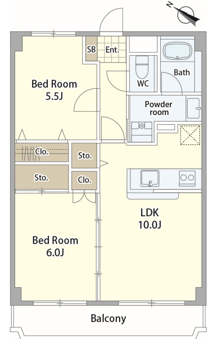 PLENDY瑞江の間取り