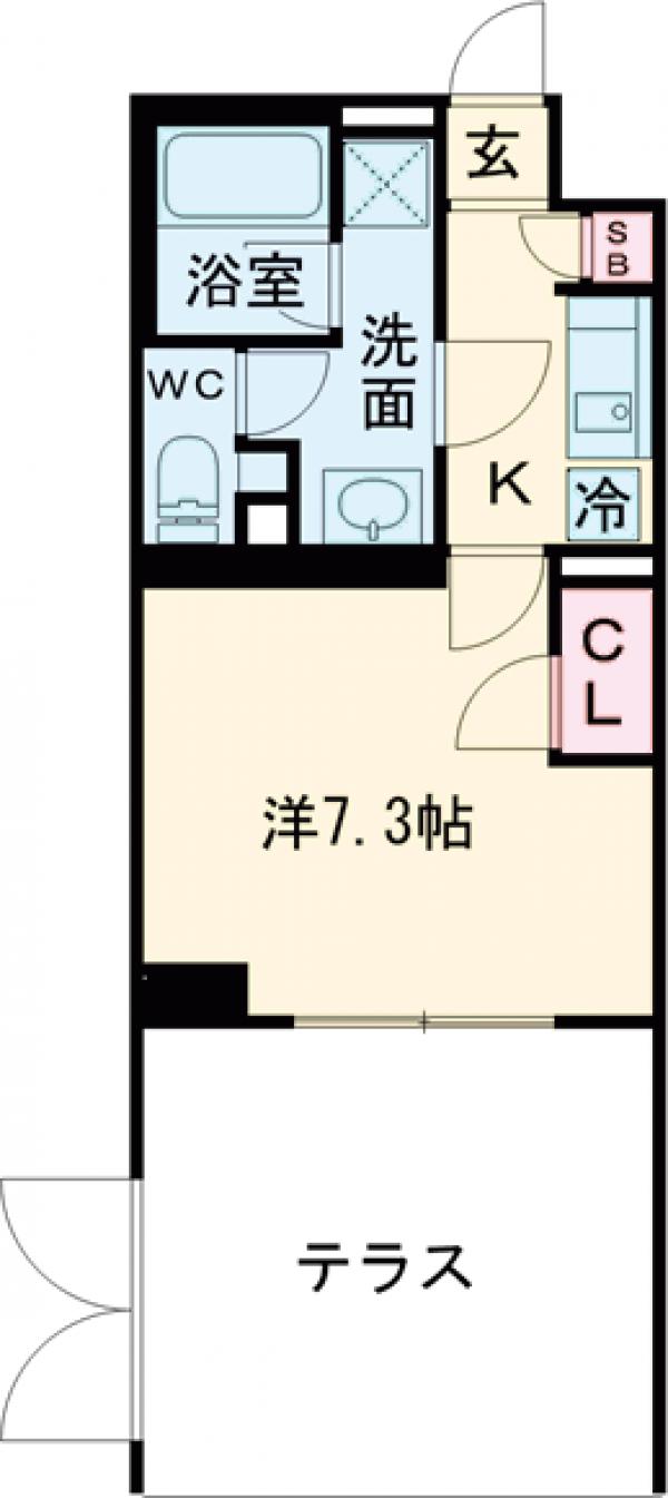 シェル上池台の間取り