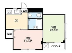 KTコーポハヤセの間取り