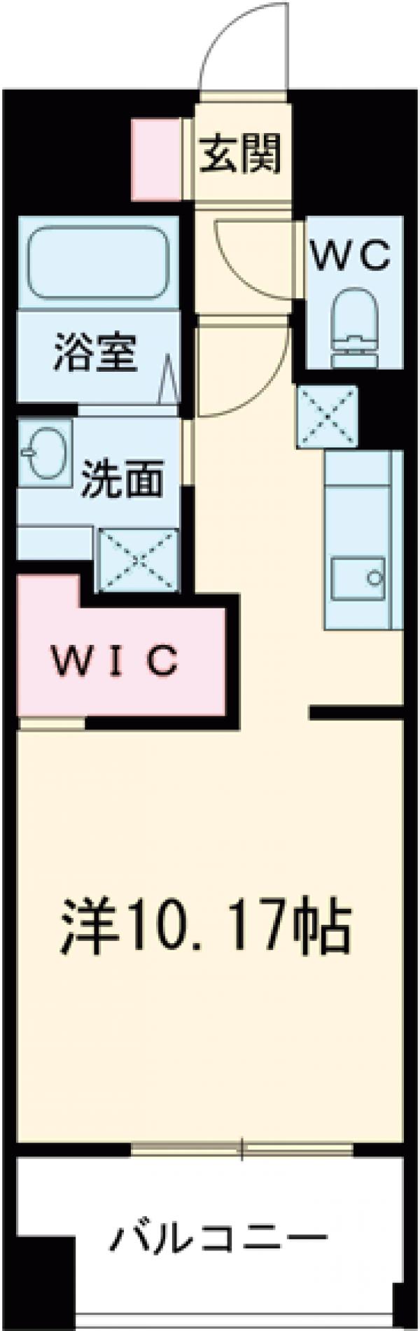 LIBTH博多駅南Ⅵの間取り