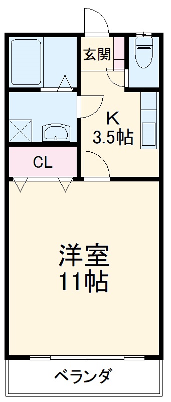 グリーンコーポＦＴ　１の間取り