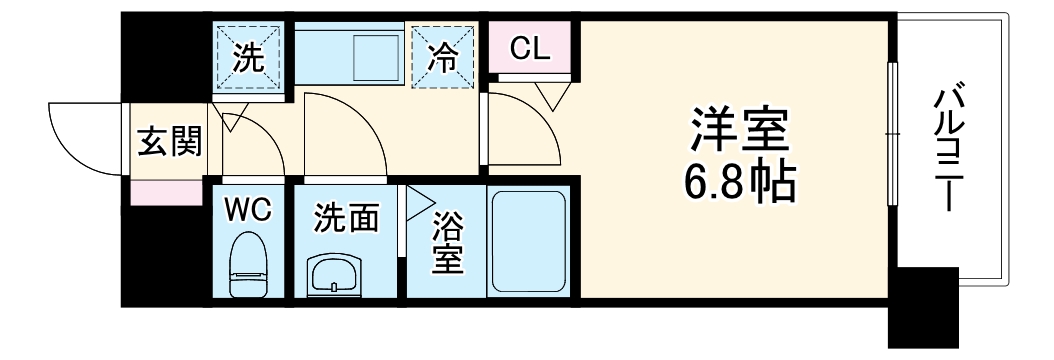 プレサンス名古屋STATIONフレアの間取り