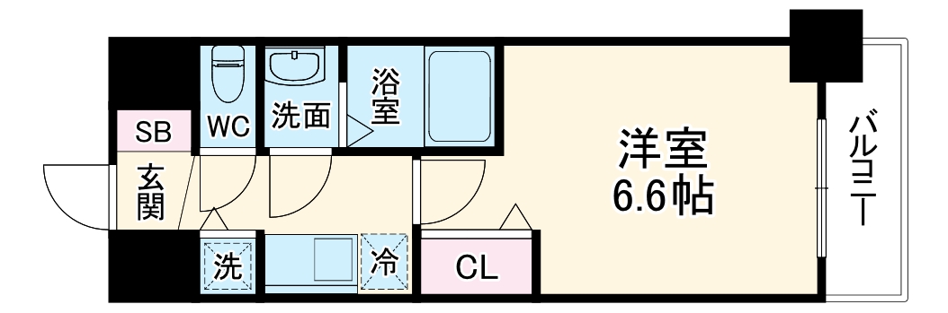 プレサンス名古屋STATIONフレアの間取り