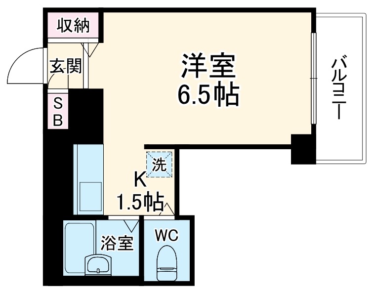 ラ・レイネ鷺沼・309号室の間取り