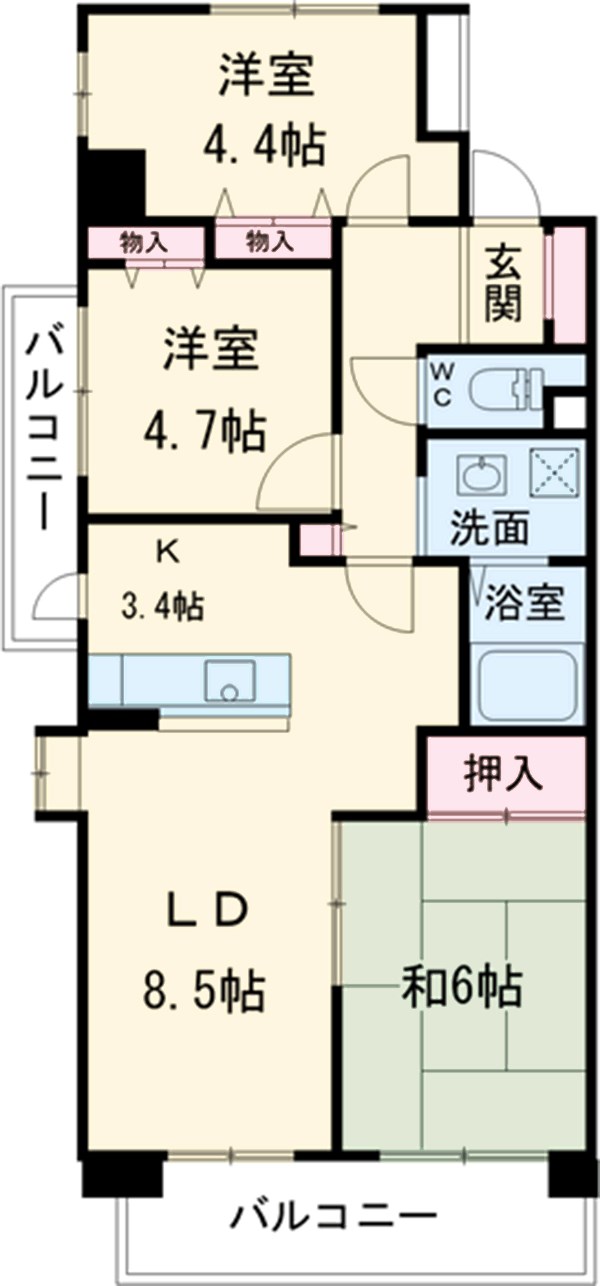 コーポレート鷺沼の間取り