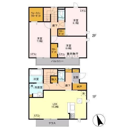 ヴィルヌープ Ⅴの間取り