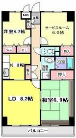 セザンつくし野の間取り