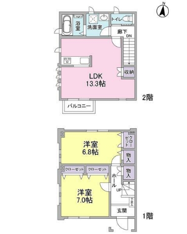 ハルシオンプレイスC棟の間取り