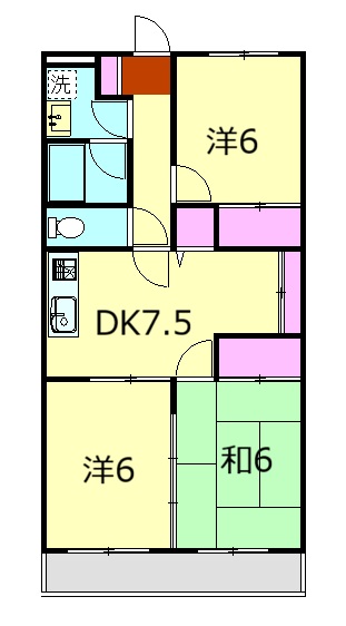 グリーンフィールドの間取り