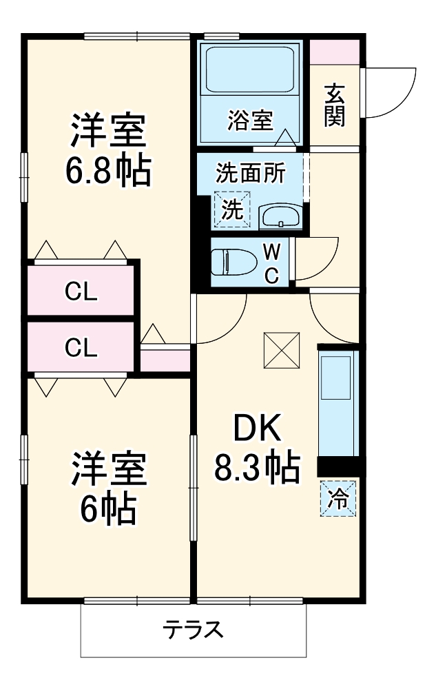 アンジェリーナBの間取り
