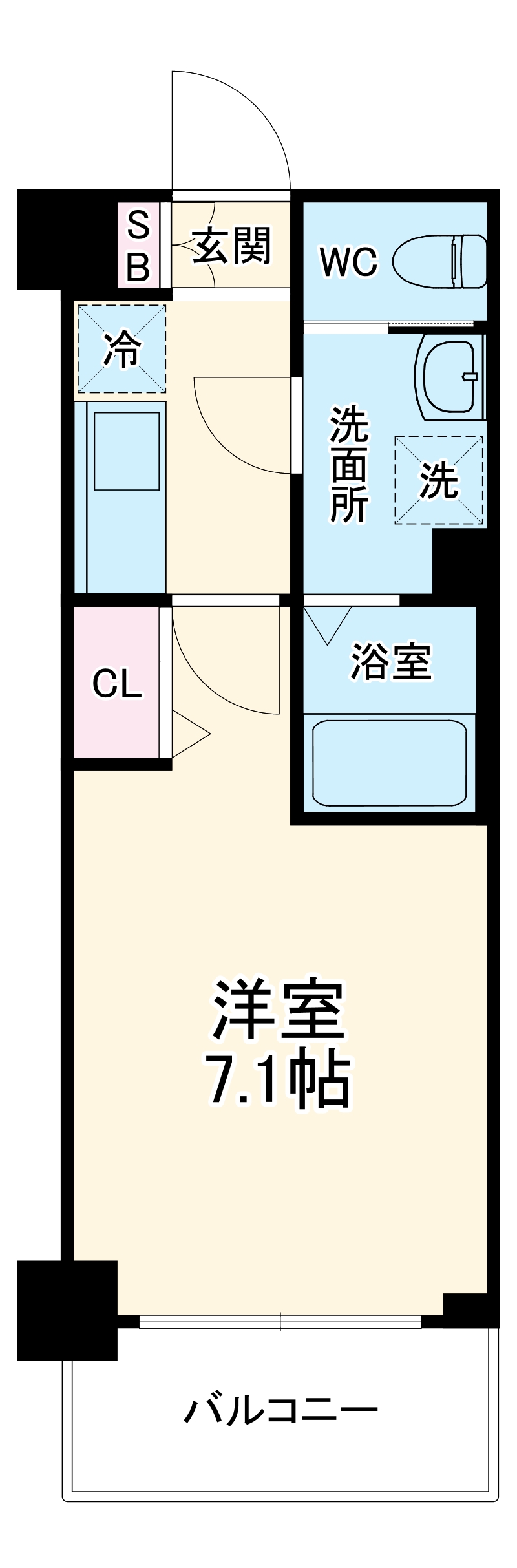 N-stage西船橋Ⅱの間取り