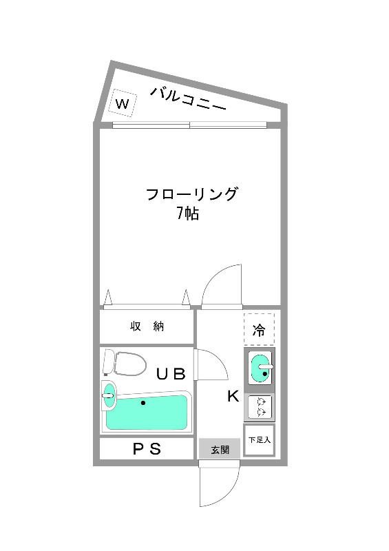 カオパレス7の間取り