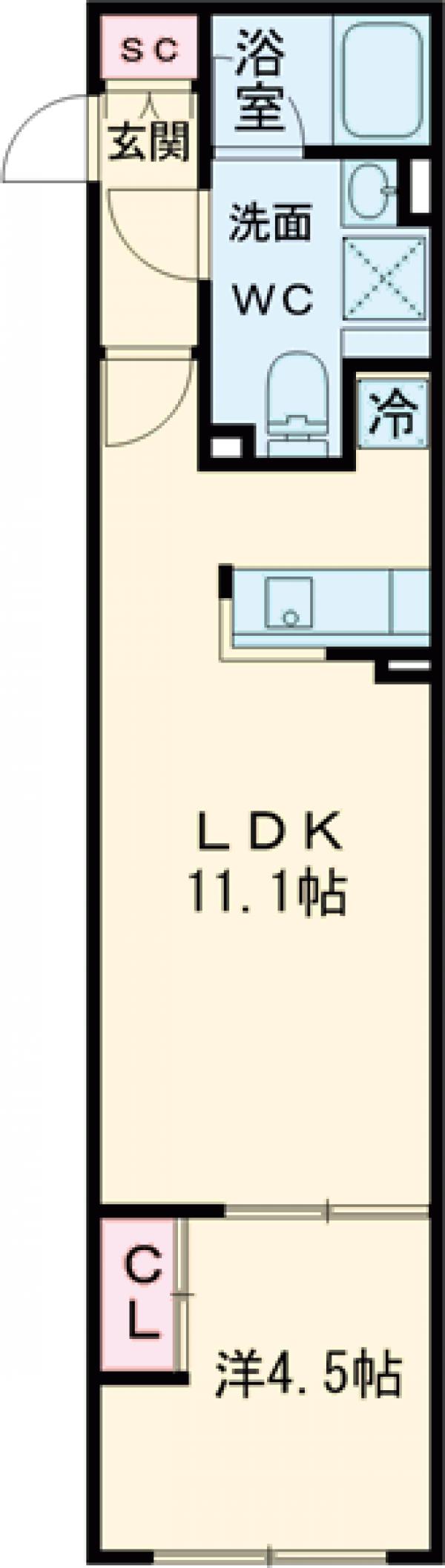 CREATIF池袋の間取り