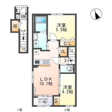 リバーサイド・ヴィラの間取り
