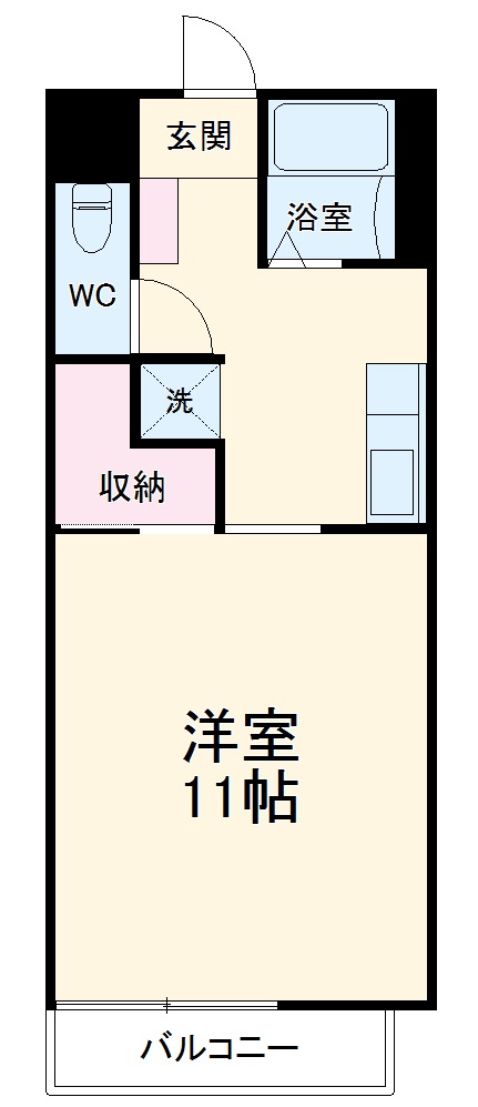 クオリティマンション筑縄の間取り
