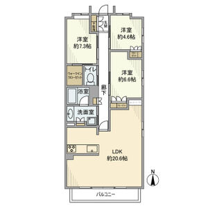 シティライフ大樹寺の間取り