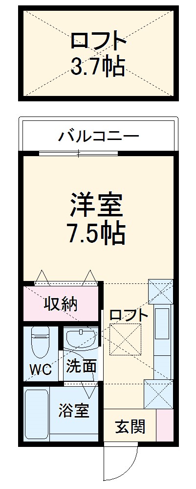 エクセルコート相武台の間取り