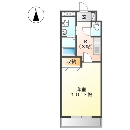 カーサ荒池の間取り