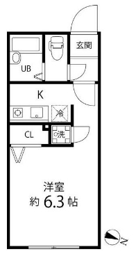 Branche笹塚の間取り