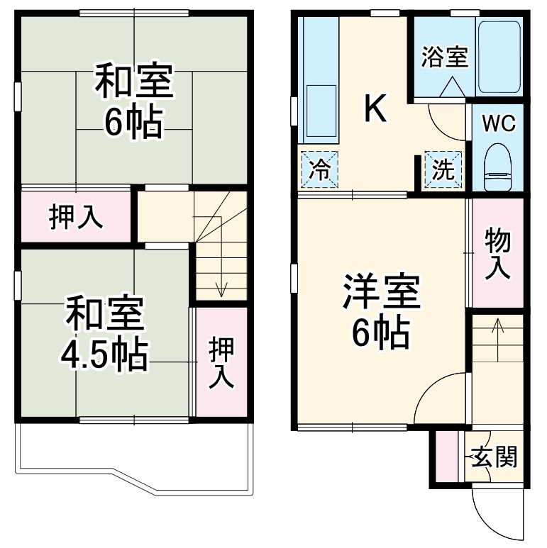 第2タナカグリーンテラスの間取り