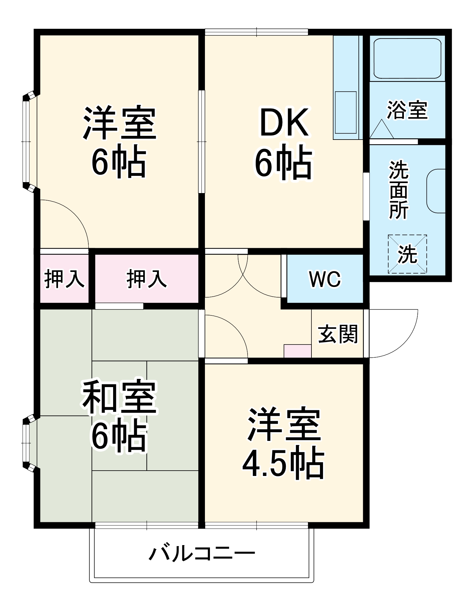 コーポレスサチヤの間取り