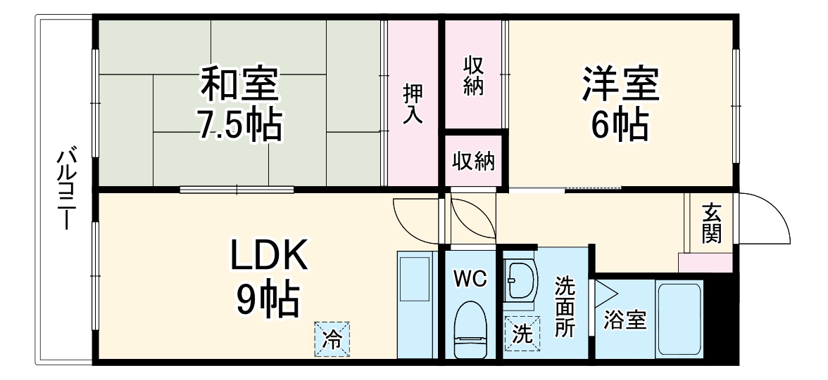 ハーモニー和合 Ⅰの間取り