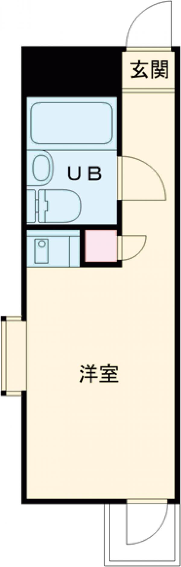 府中町の完工年月(1984年12月)築の賃貸マンションの間取り