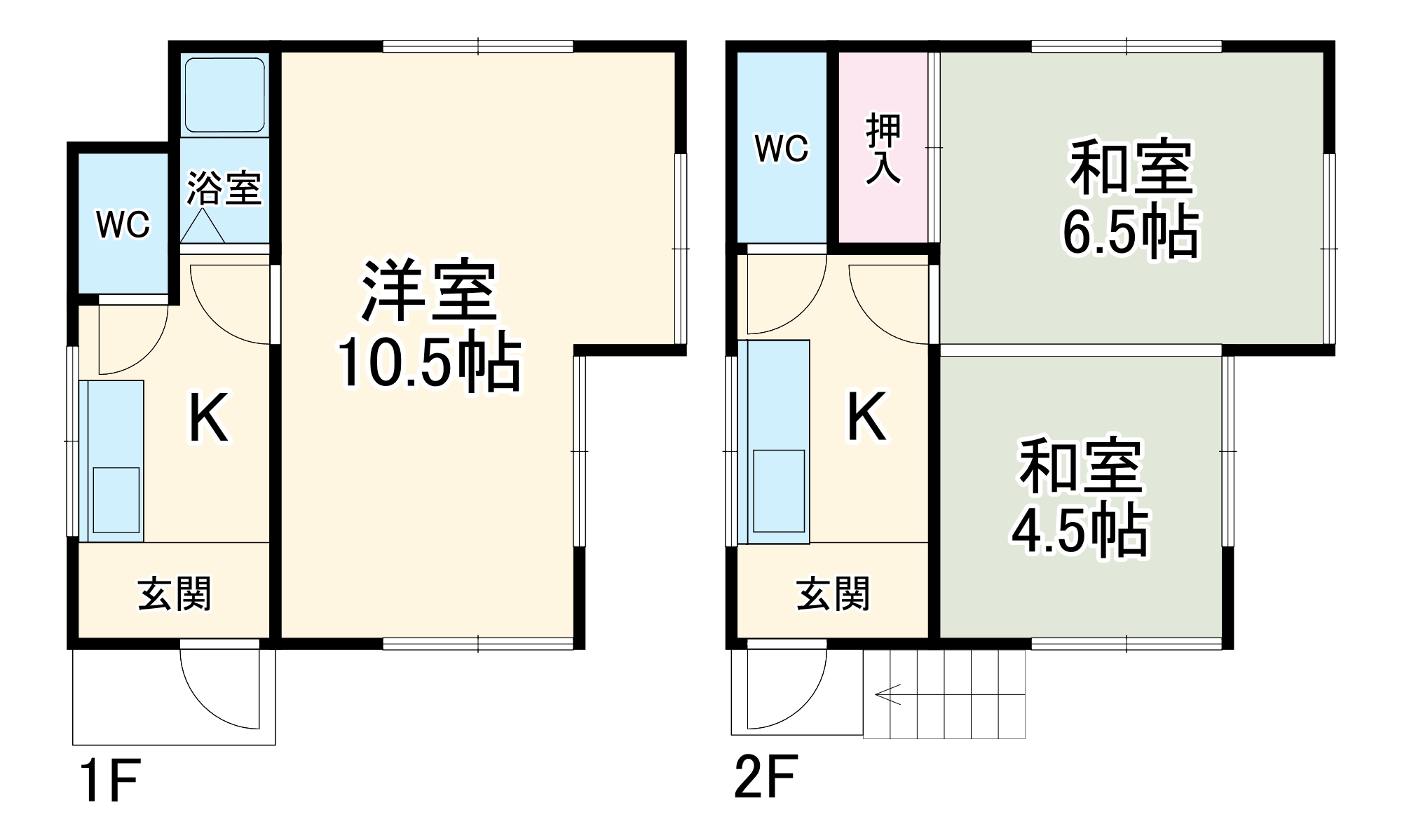 メゾン・ド・ヨコスカーナ不入斗の間取り