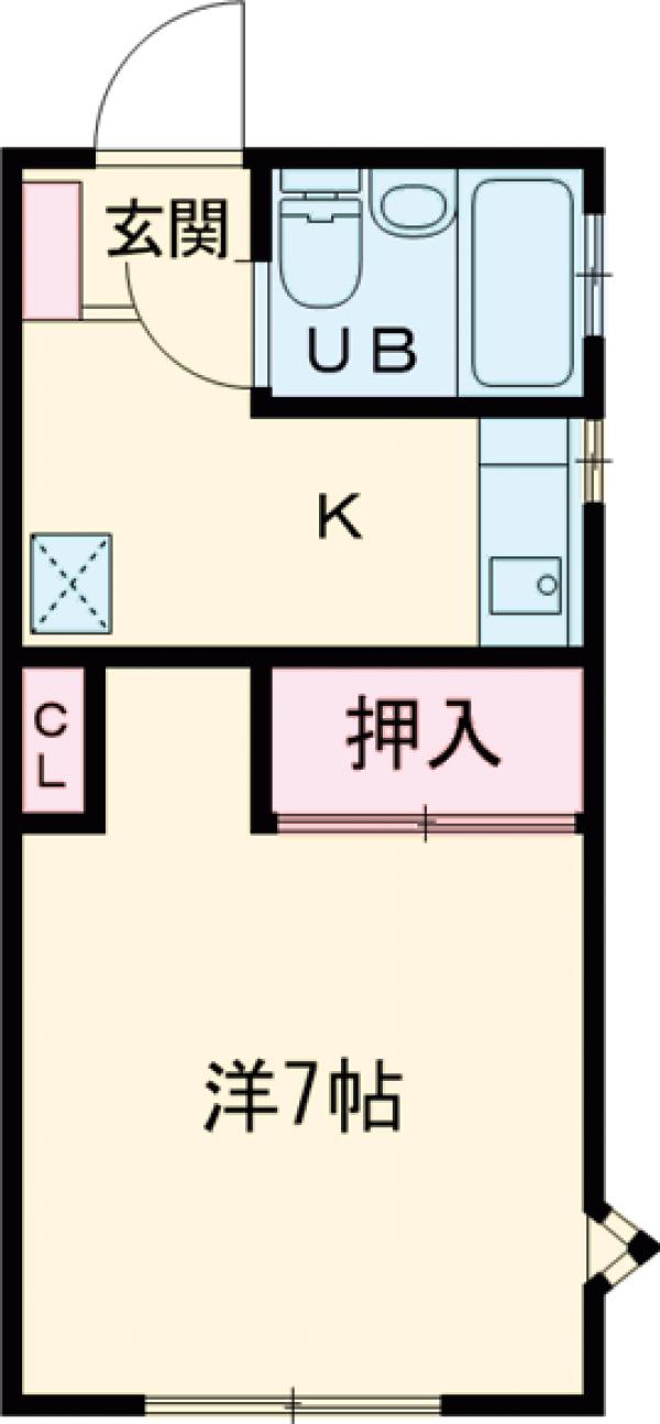 ロッヂ福田の間取り